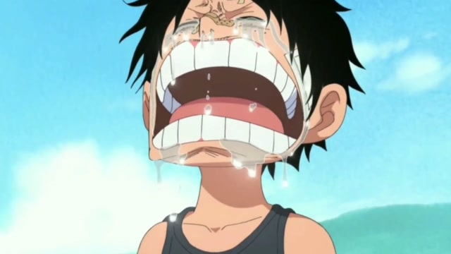 海贼王,第一次看见艾斯哭的这么撕心裂肺