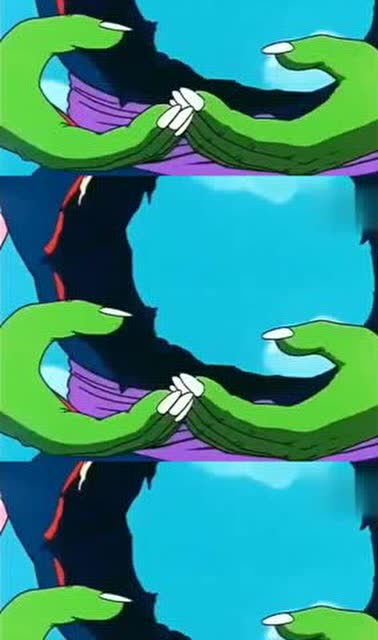 龙珠:孙悟空赌上全部的一拳,天地贯穿波击败大魔王比克