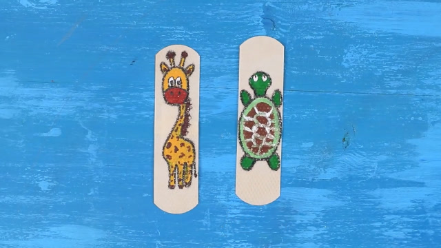 手工diy萌萌的创口贴,好看又实用