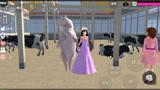 樱花校园模拟器：来农场让动物跟我一起跳舞，却不小心把头给变大