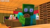 Minecraft动画《汽笛人挑战》，僵尸是个小可爱！