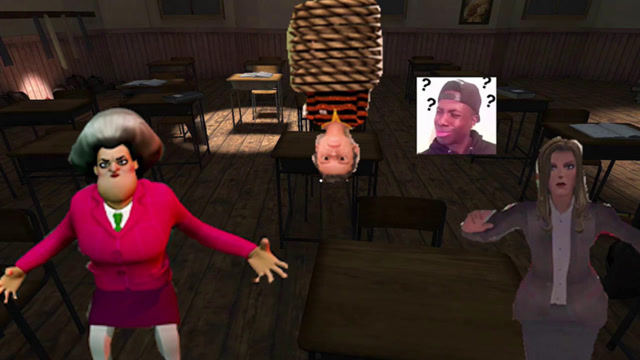 恐怖老师3新版本:我一定是在做噩梦,被老师倒挂在教室!