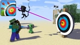 Minecraft动画：射箭大师挑战，僵尸这次很厉害！