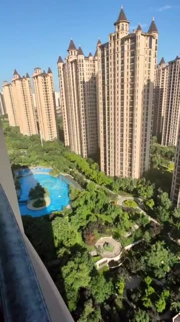 太原环境最好的小区星河湾森林绿化公园环境汾河景观