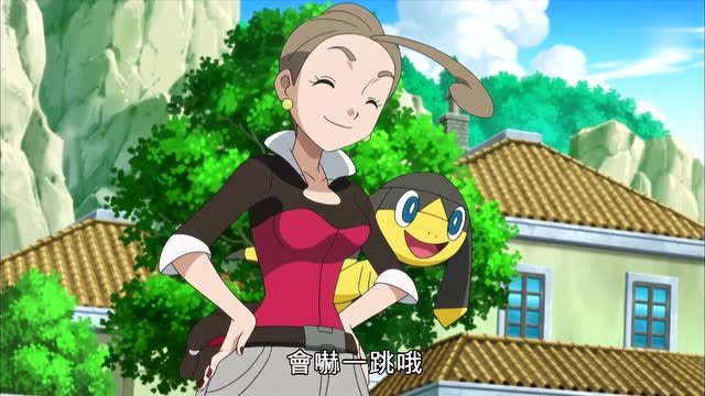 精灵宝可梦:三色堇打算带大家去看化石,希特隆非常的激动