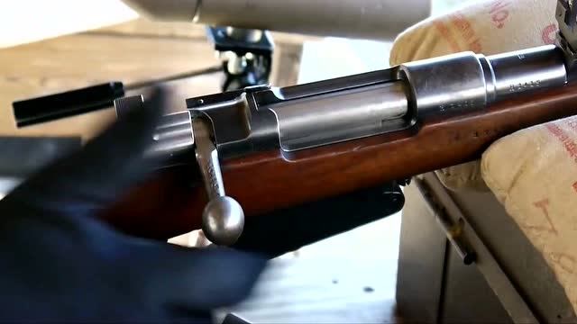 步枪拉栓上膛声音真是好听,老外实测崭新的,m1891式毛瑟步枪