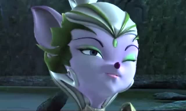 炫迪传奇九尾狐要蓝猫配合跟她表演好戏