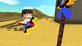 迷你世界：小杰带小伙伴一起玩沙漠生存