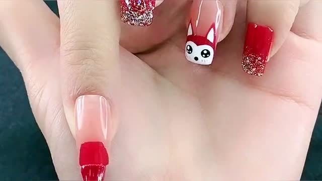 新手必学的小阿狸美甲,简单时髦又洋气,小学生都能学会!