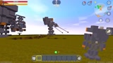 迷你世界：小杰和小伙伴玩可以变形的机器人