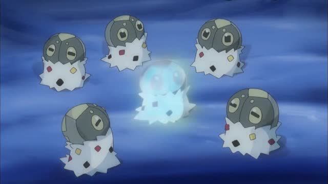 精灵宝可梦粉蝶蛹进化成了巴大蝶真是美丽的景色