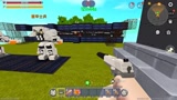 迷你世界：小杰带高达机器人一起保护村庄