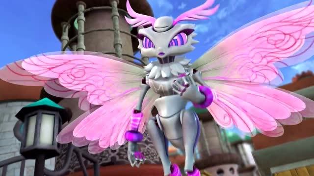 猪猪侠之百变联盟:猫脸怪被毒幻蛾迷惑了心智,对猪猪侠大打出手