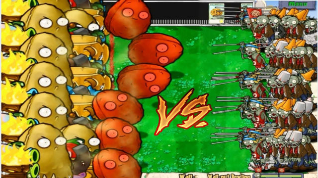 植物大战僵尸:坚果保龄球2,巨大坚果出现!可以碾压一切僵尸