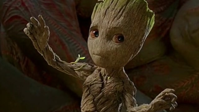 这个小格鲁特,真的是奶凶奶凶的