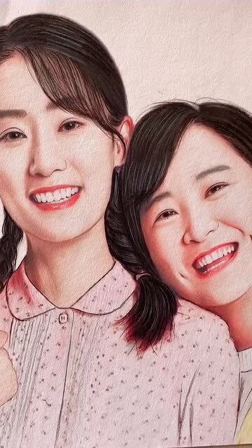 手绘:你好,李焕英,您有一个非常优秀的女儿,她叫贾玲,永远都笑得灿烂