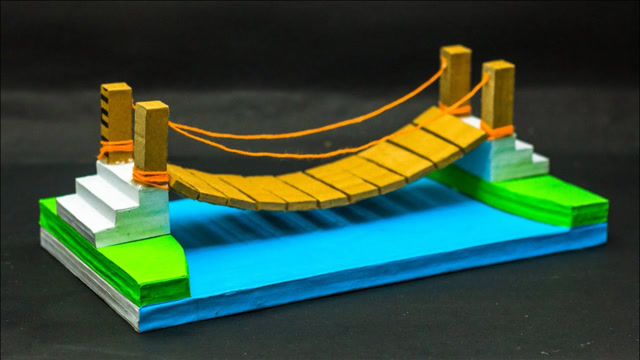 桥梁模型制作手工简单图片