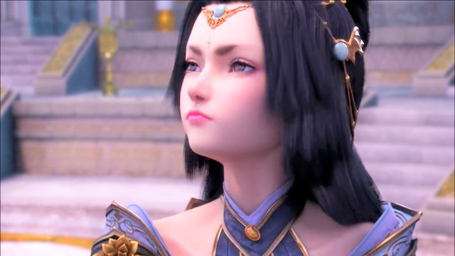 萧炎把月儿公主惹生气了!好可爱啊!