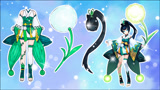 手工纸娃娃玩具：纸娃娃装扮，《阴阳师》莹草装扮
