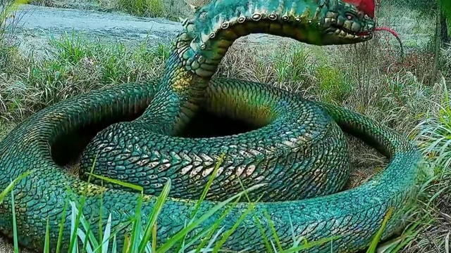 鸡冠蛇蟒蛇图片