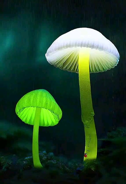 第一次见这样的蘑菇,太漂亮了吧