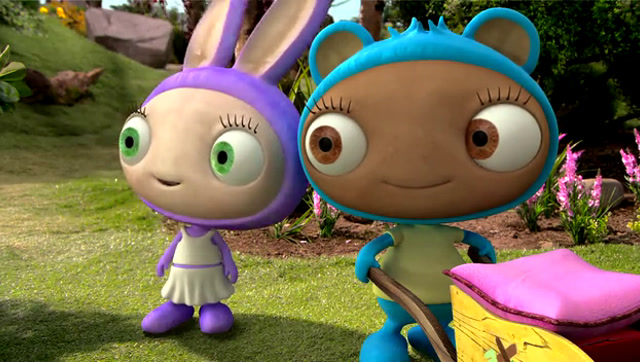 布鲁精灵  小故事--可爱的毛毛虫