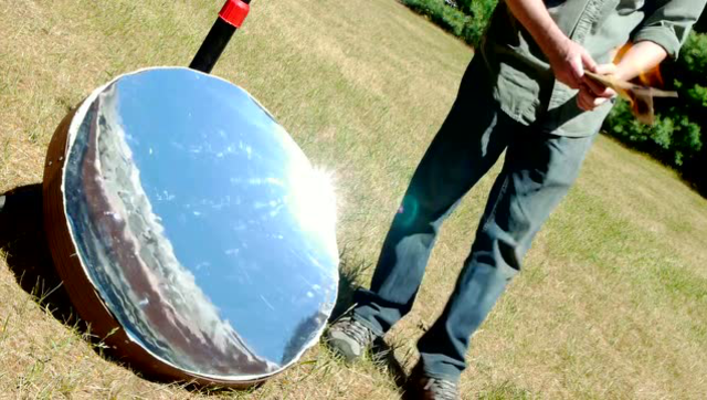 教你如何制作一面巨大的凹面镜