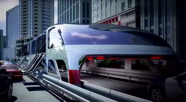 中国未来的地铁将是这个样子 果然高科技!