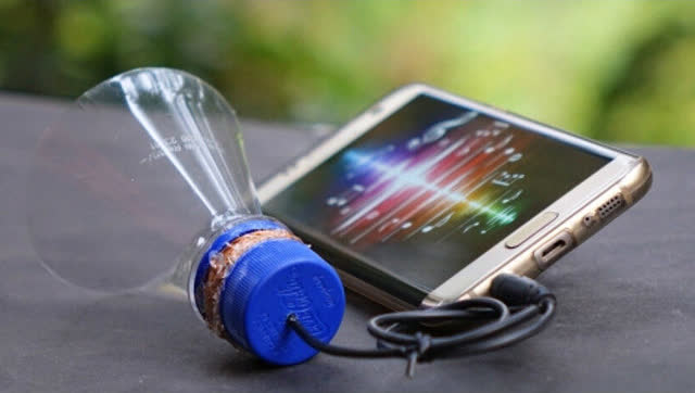 看牛人用可乐瓶自制手机扬声器,做一个喇叭原来这么简单!