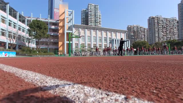 温州市马鞍池小学2017.3.15队列比赛