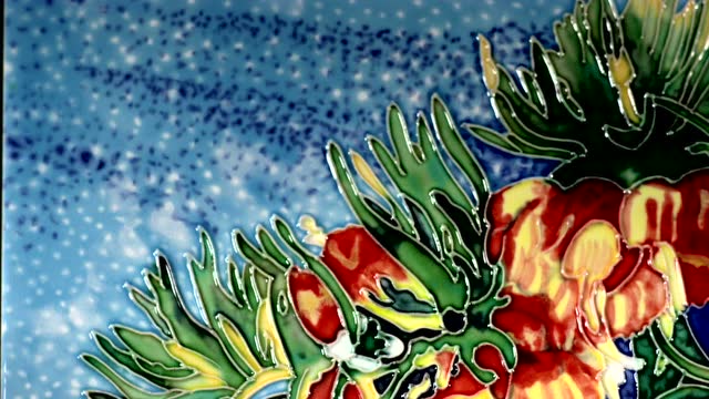 沪尚工坊-现代三彩釉画