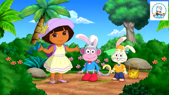 爱探险的朵拉第七季朵拉布茨和兔子的复活节之旅成功了好开心