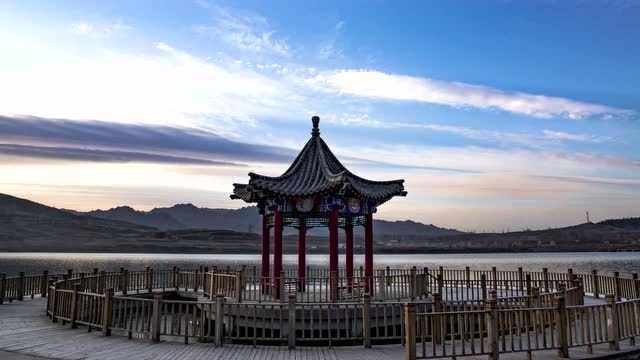 大美涞源——滨湖鸿雁
