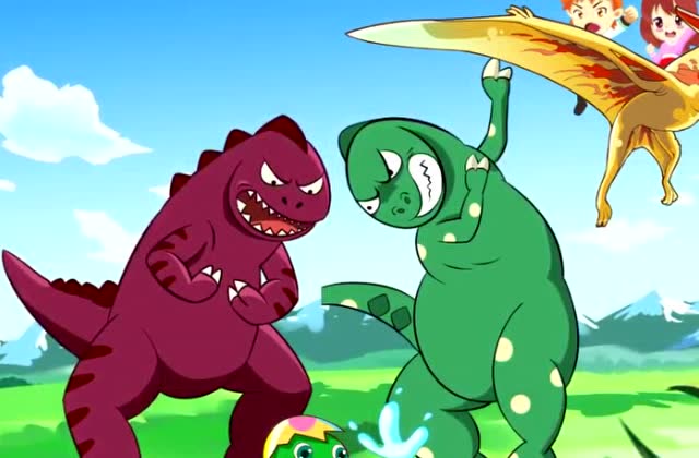 童话故事-《恐龙岛大冒险》