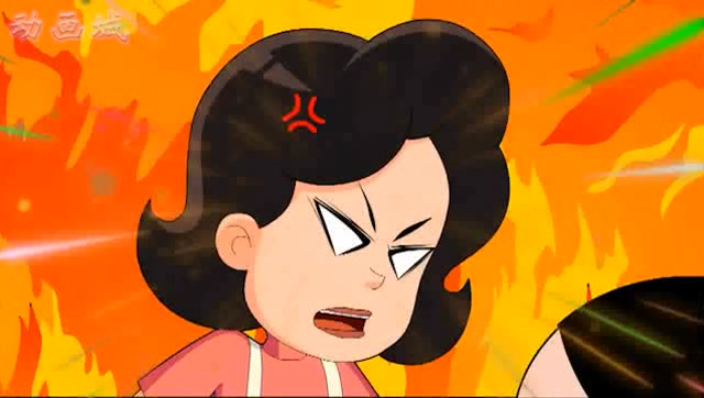 大头儿子:围裙妈妈愤怒的看着大头儿子,儿子又做错了什么呢?