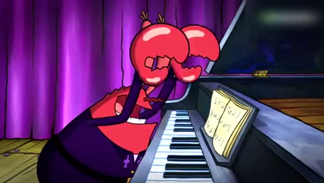 海绵宝宝 蟹老板现场演奏蟹黄堡之歌 the krabby patty song