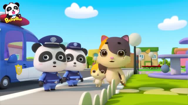 宝宝巴士之奇奇妙妙变身小警察帮助宝宝找到妈妈