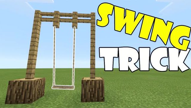 我的世界:如何快速制作荡秋千设备