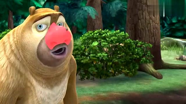 熊出没:光头强和熊二捉香獐子,不巧李老板电话打来了!