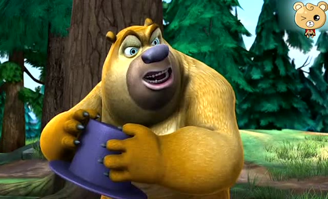 熊出没:光头强对熊二要魔术帽,但熊二不给他