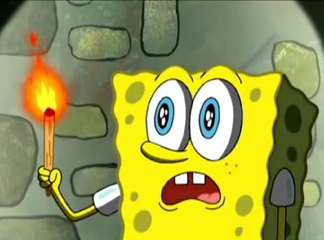 有没有人在呢,海绵宝宝好害怕的.