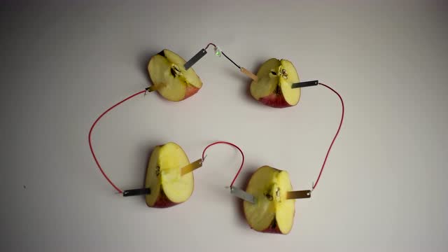 水果发电步骤图图片