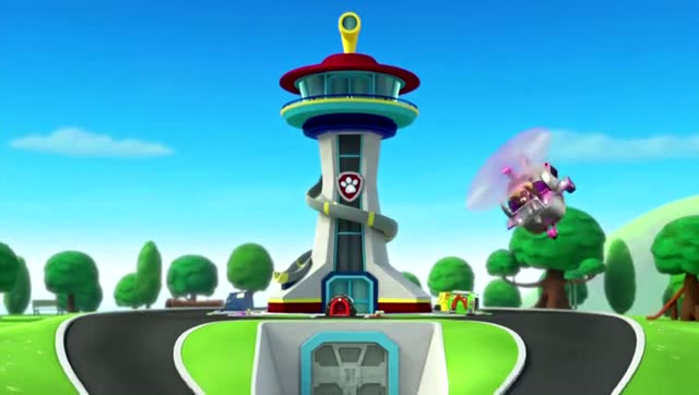 汪汪队:空中飞车,很危险的,小朋友们不要模仿哦