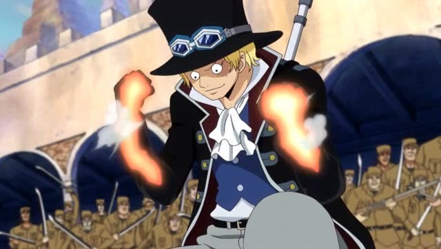 海贼王,看来萨博深得龙的真传,绝招龙爪拳威力十足