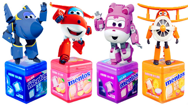 超级飞侠卡通玩具 美味水果口香糖