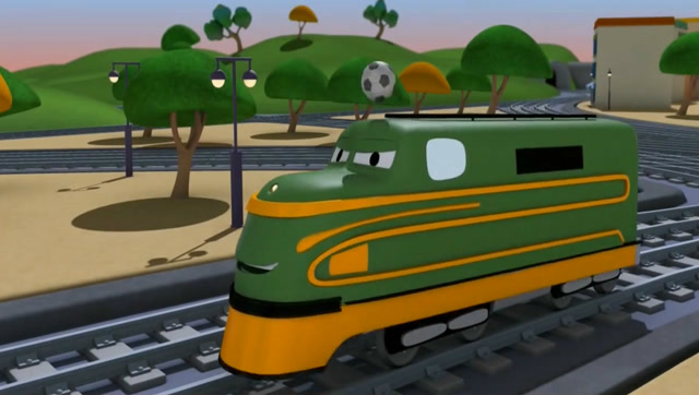 汽车城举办火车足球世界杯 亨利火车球技惊人连续过人