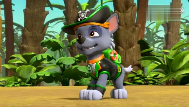 汪汪队:杰克石塔丽的宝藏具有魔力,一支旧哨子把卡洛斯搬走了!