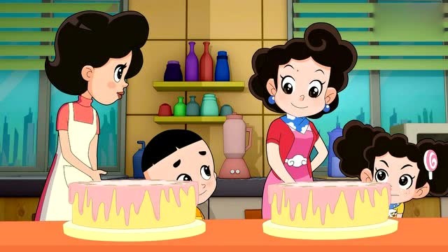 同样的蜂蜜蛋糕,云朵妈妈与围裙妈妈谁做的更好吃