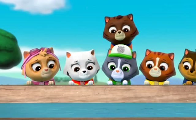 汪汪队立大功全集:调皮捣蛋猫咪大队爱上毛线球,疯狂制作毛线球