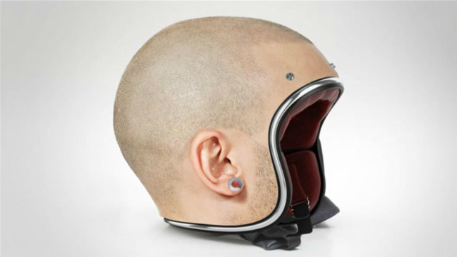 世界上最不正经的头盔,光头造型加俩耳朵,有人会戴吗?